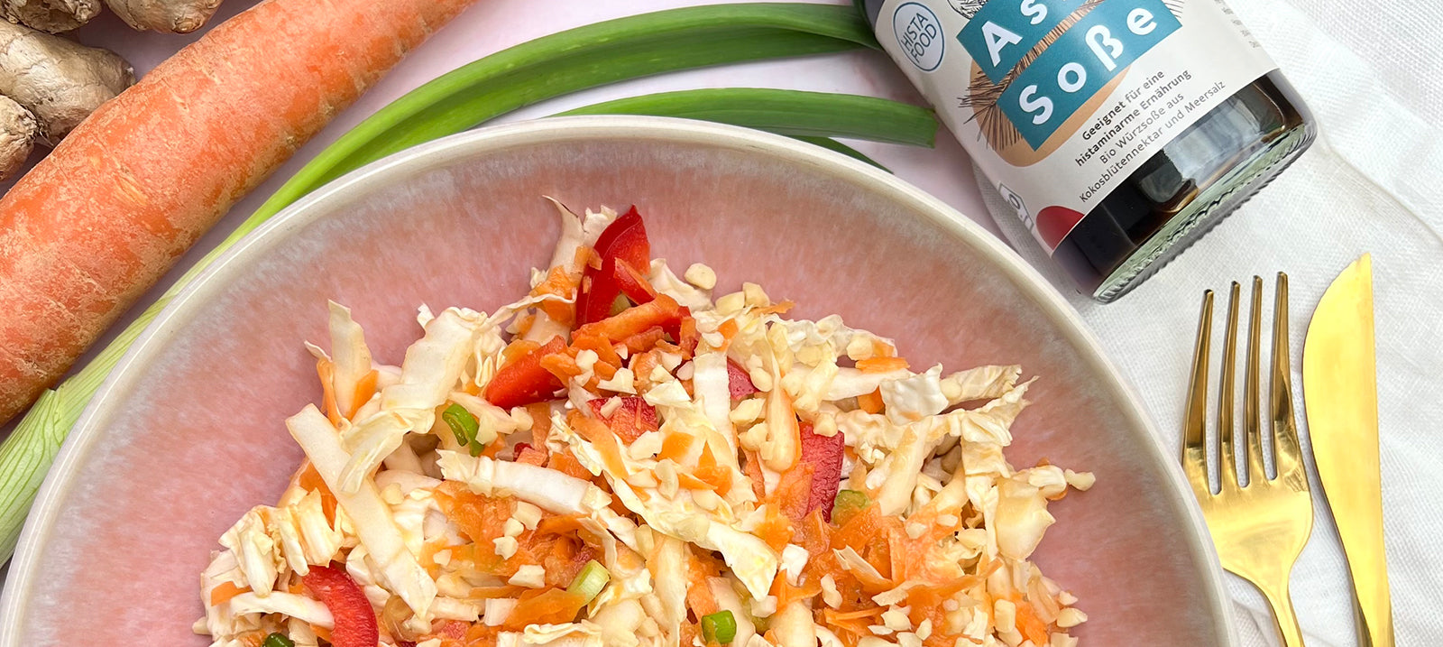 Chinakohlsalat mit Mandelmus-Dressing – HistaFood