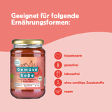 Organic vegetable sauce