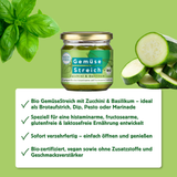 Organic Vegetable Spread Zucchini & Basil