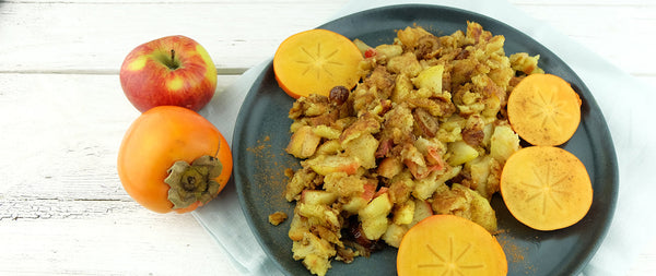 Apfel-Kaiserschmarrn mit Kaki