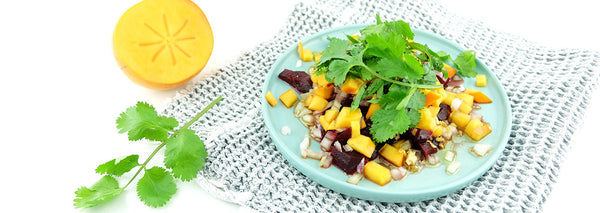 Asia Style Kaki-Rote Bete Salat