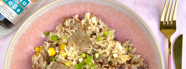 Gebratener Reis mit Rindfleisch