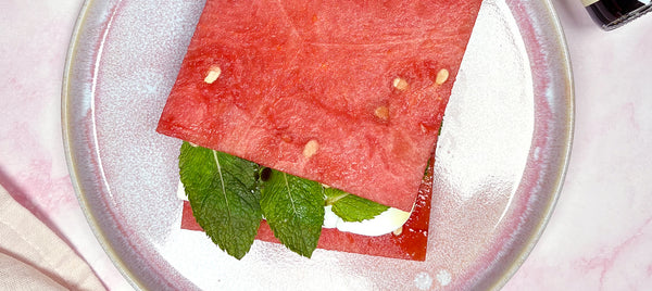 Melonen-Feta-Sandwich