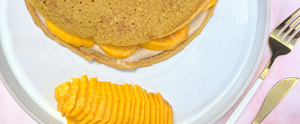 Vegane Mango Pancakes