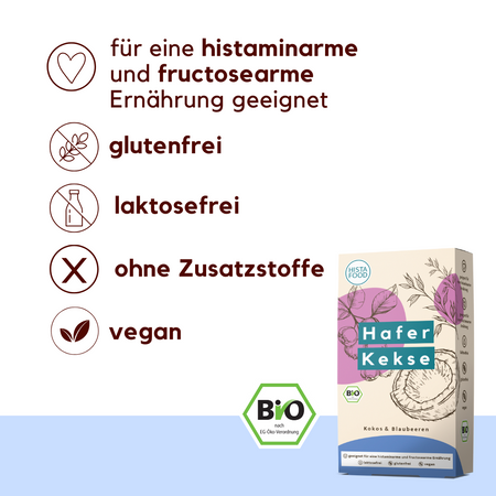 Bio HaferKekse Kokos & Blaubeere