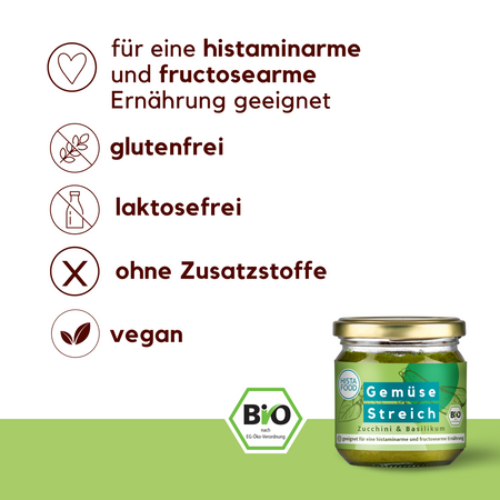 Bio GemüseStreich Zucchini & Basilikum